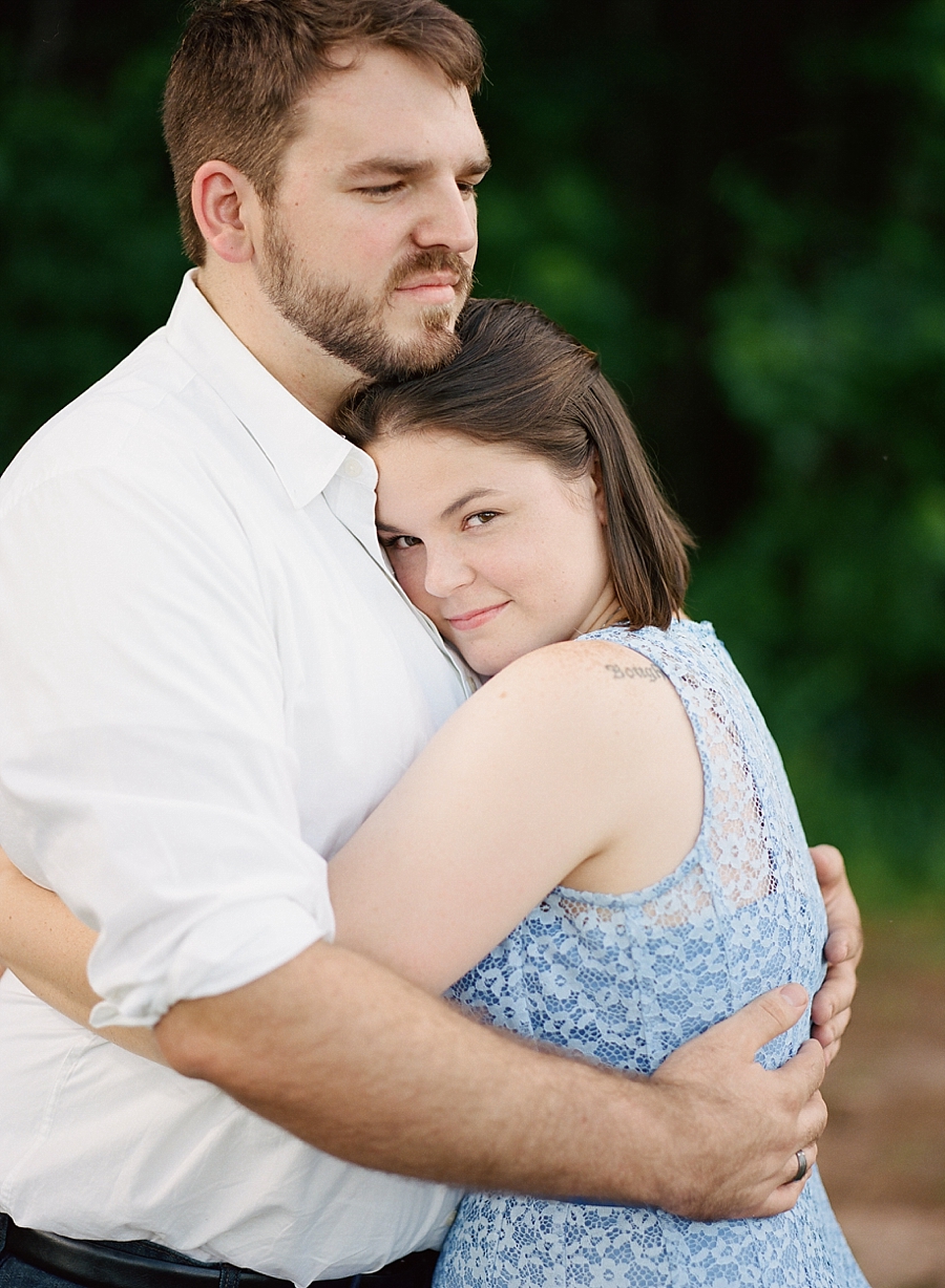 fine art film engagement photography