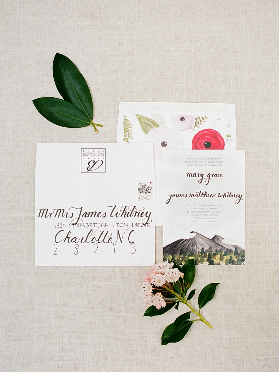 Asheville Highlands NC Fine Art Film Wedding