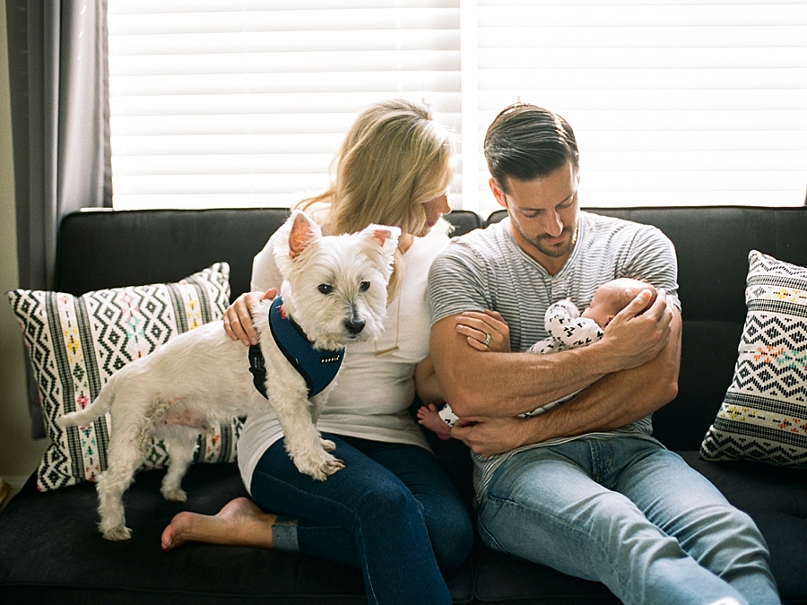 Fine Art Film Newborn Photography