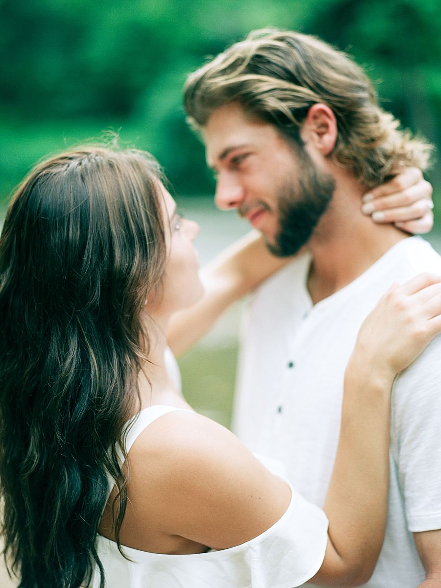 Romantic Riverside Engagement