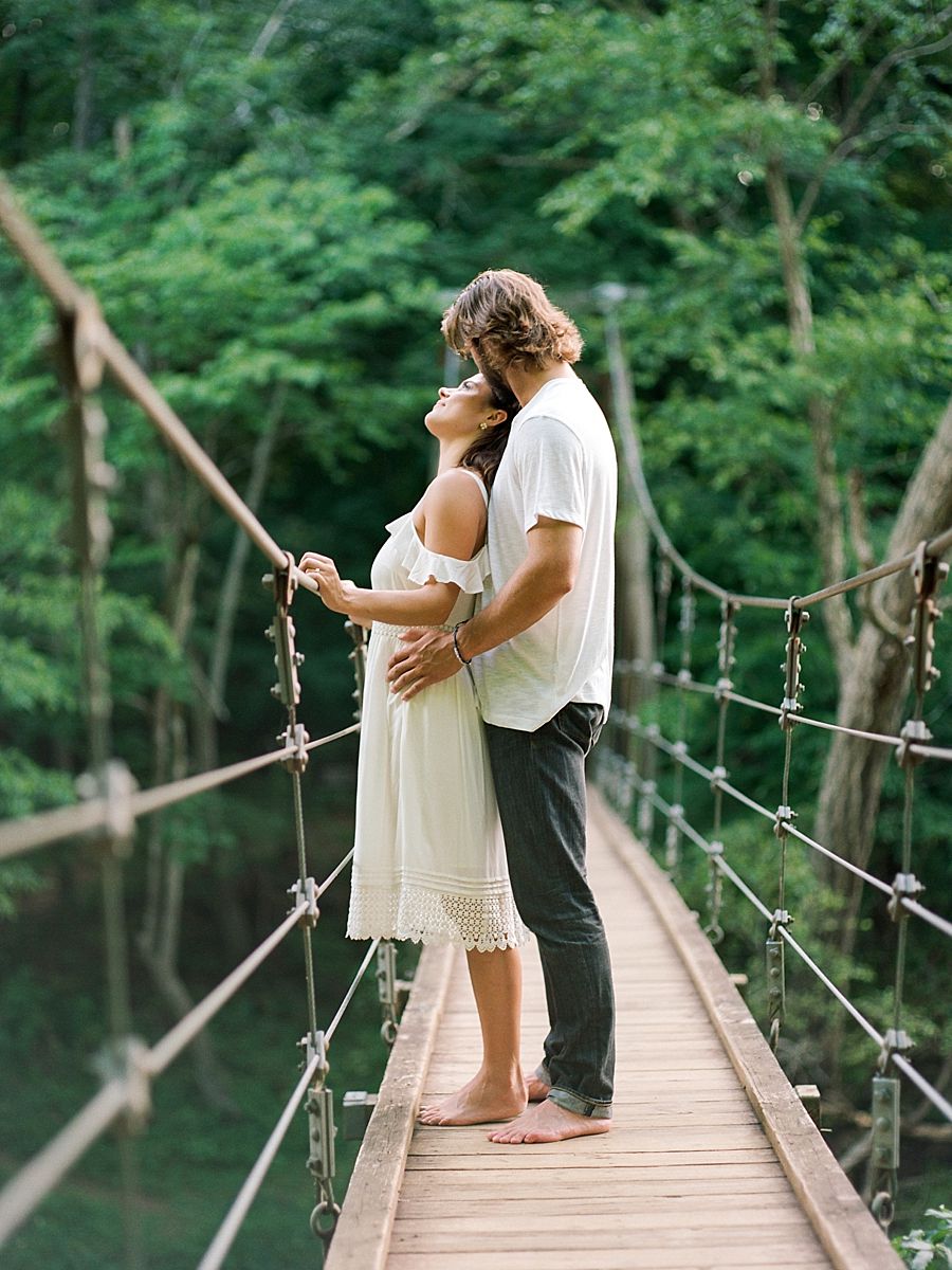 Romantic Riverside Engagement