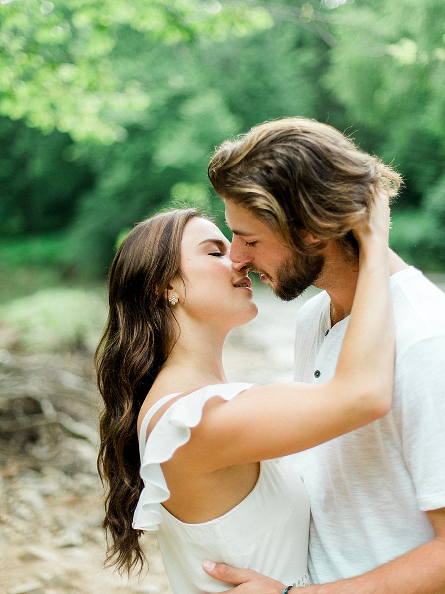 River Engagement Photography