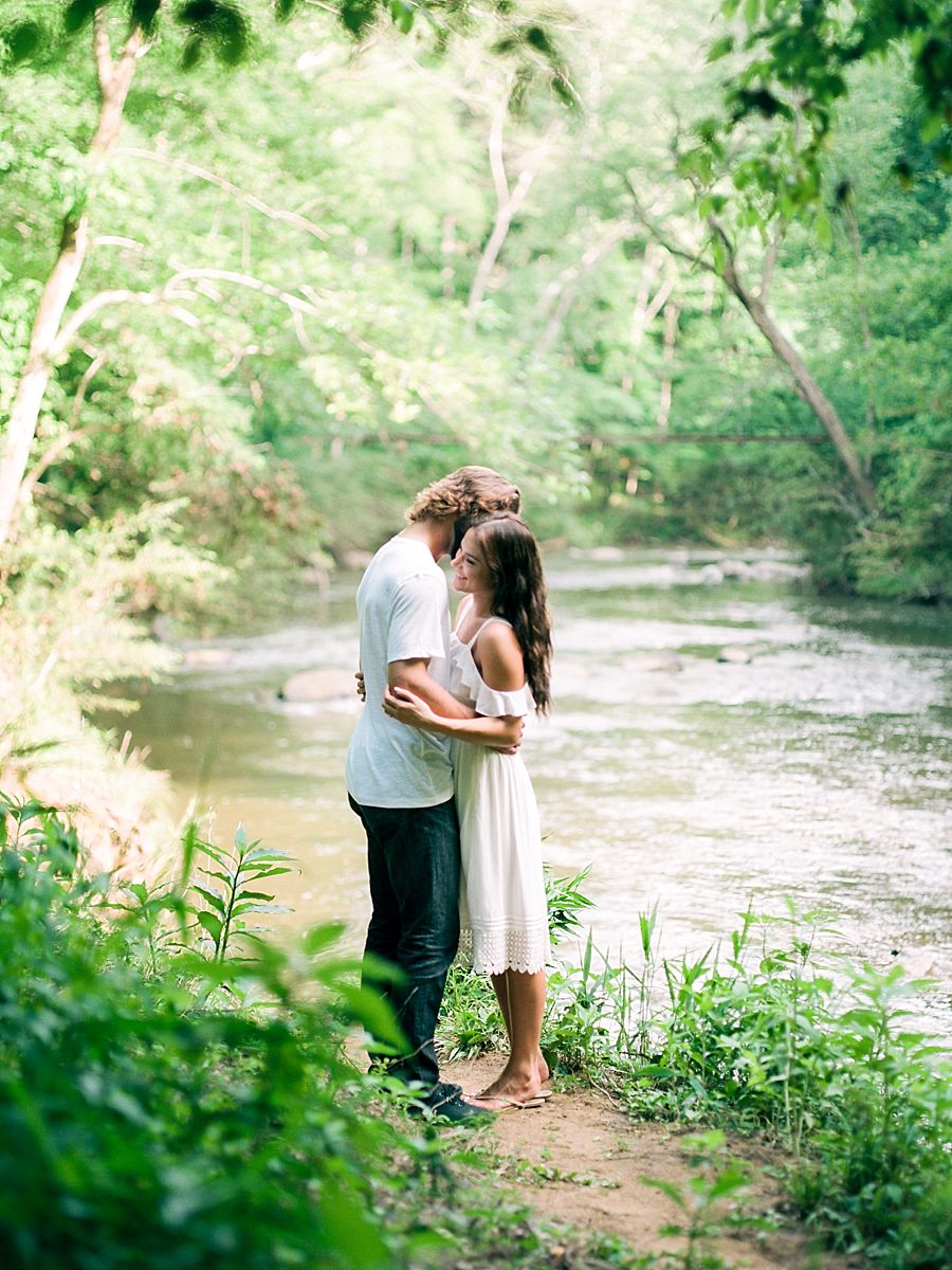 Romantic Riverside Engagement