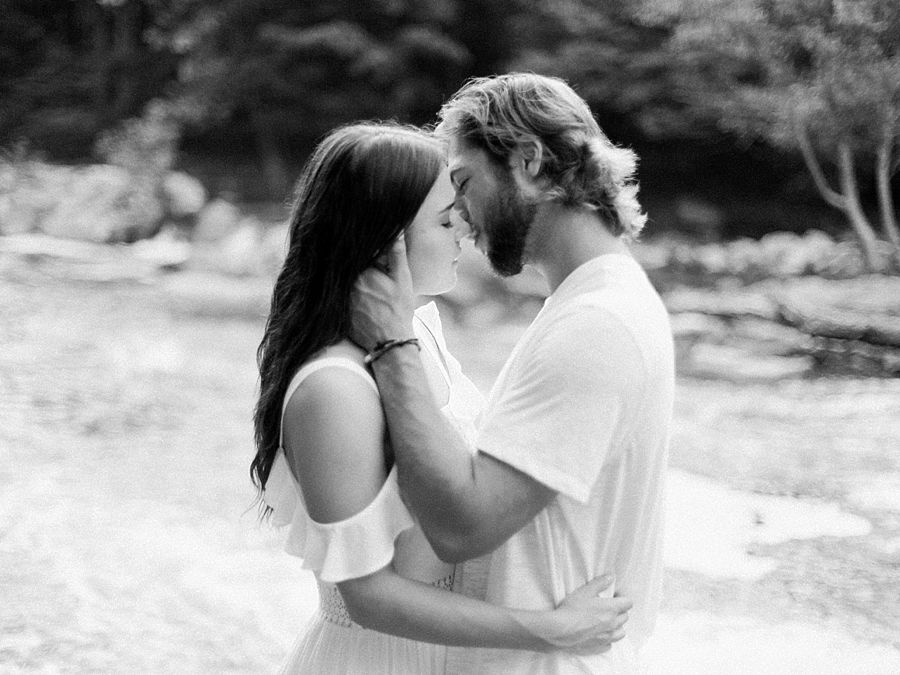 River Engagement Photography