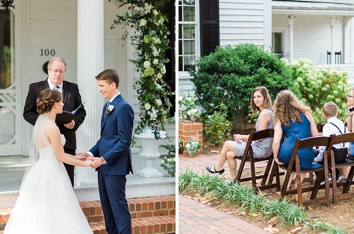 Intimate Raleigh Wedding