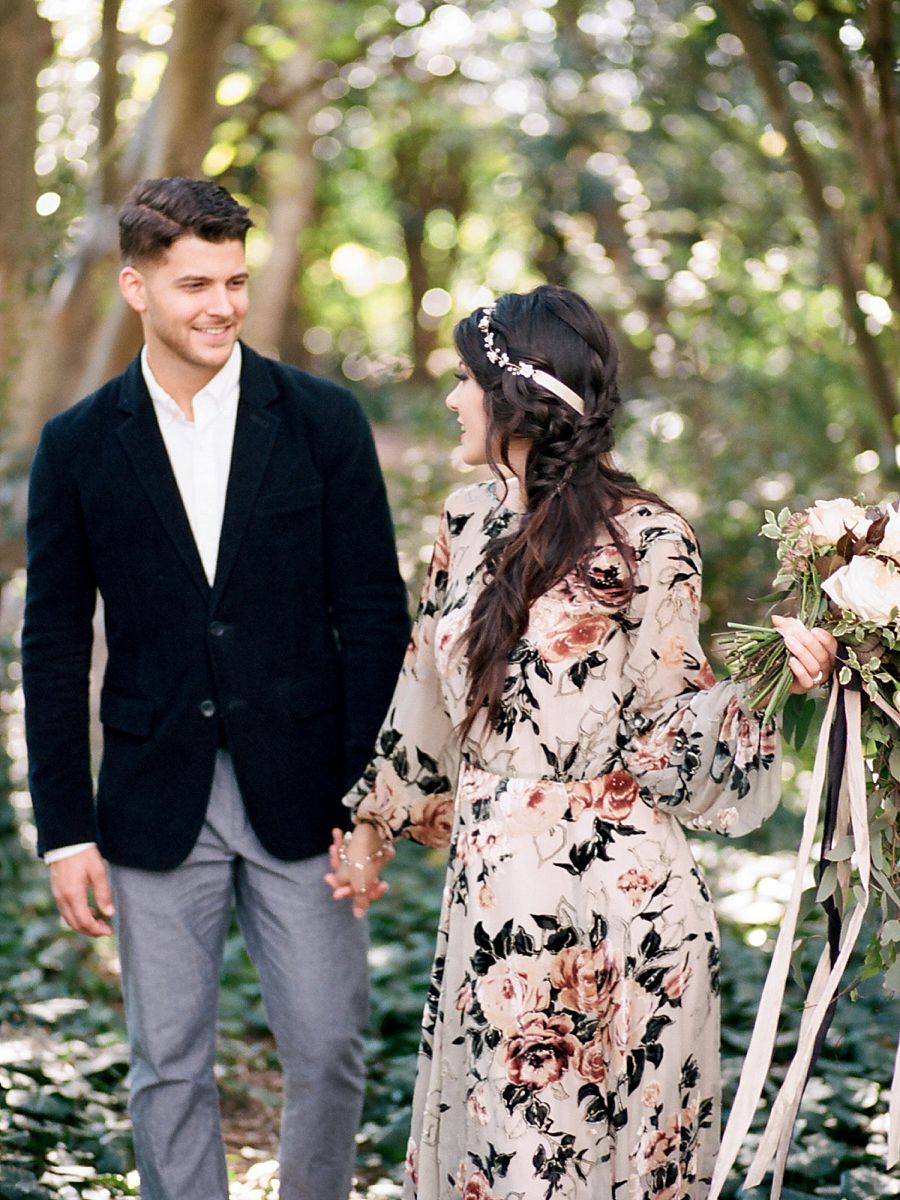 Moody Floral Elopement Inspiration
